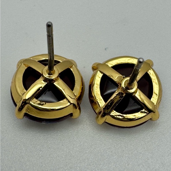 Kate Spade Bright Ideas Berry Purple Earrings NEW - Picture 3 of 8